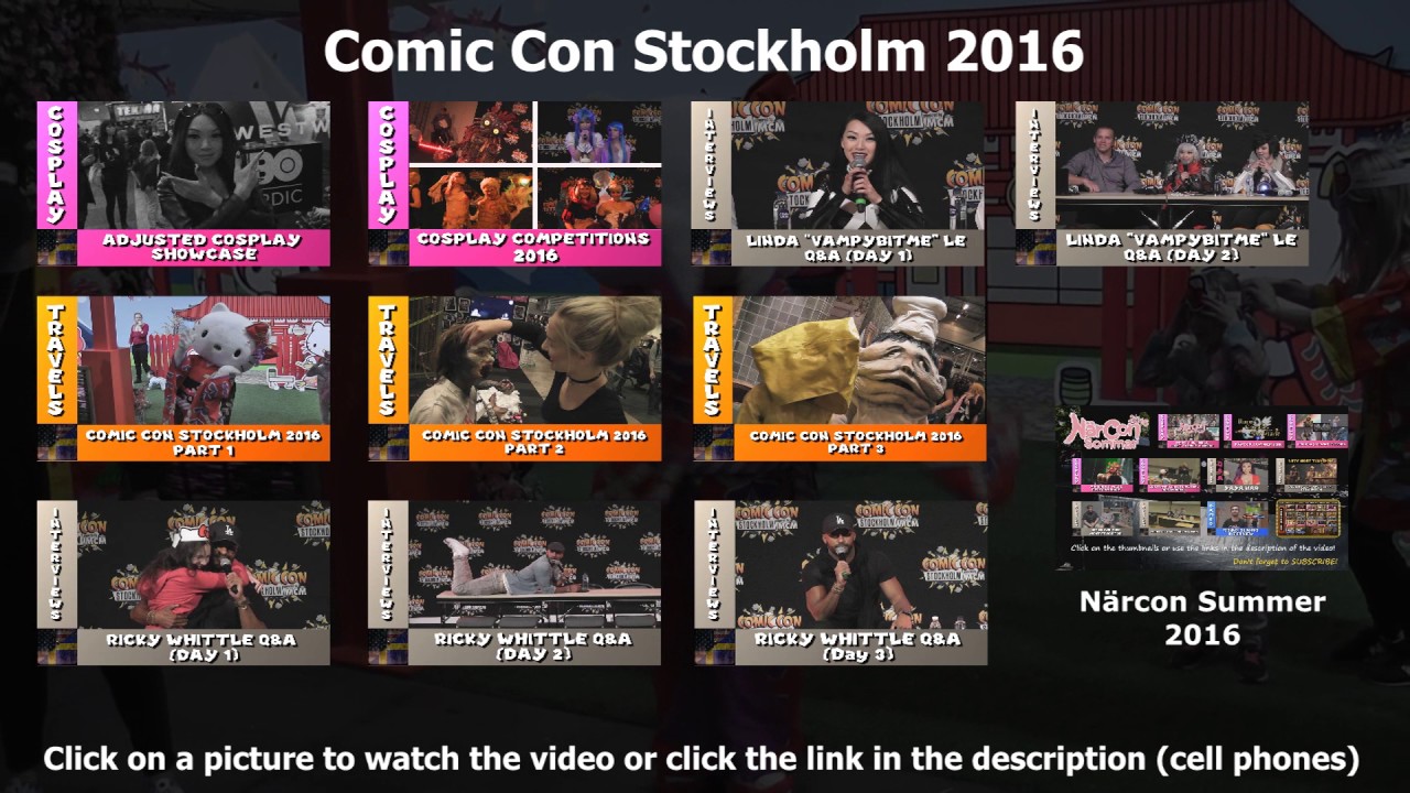 Comic Con Stockholm 2016