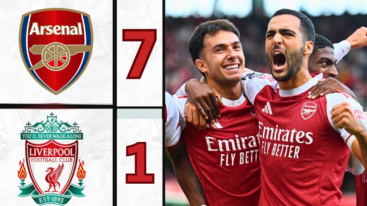 Liverpool HUMILIATED by Arsenal 7-1 | Crazy Match Highlights