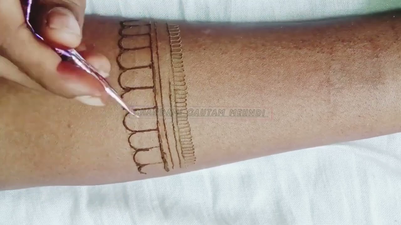 सरल मेहंदी डिजाइन l simple mehndi design l chanu ki mehndi