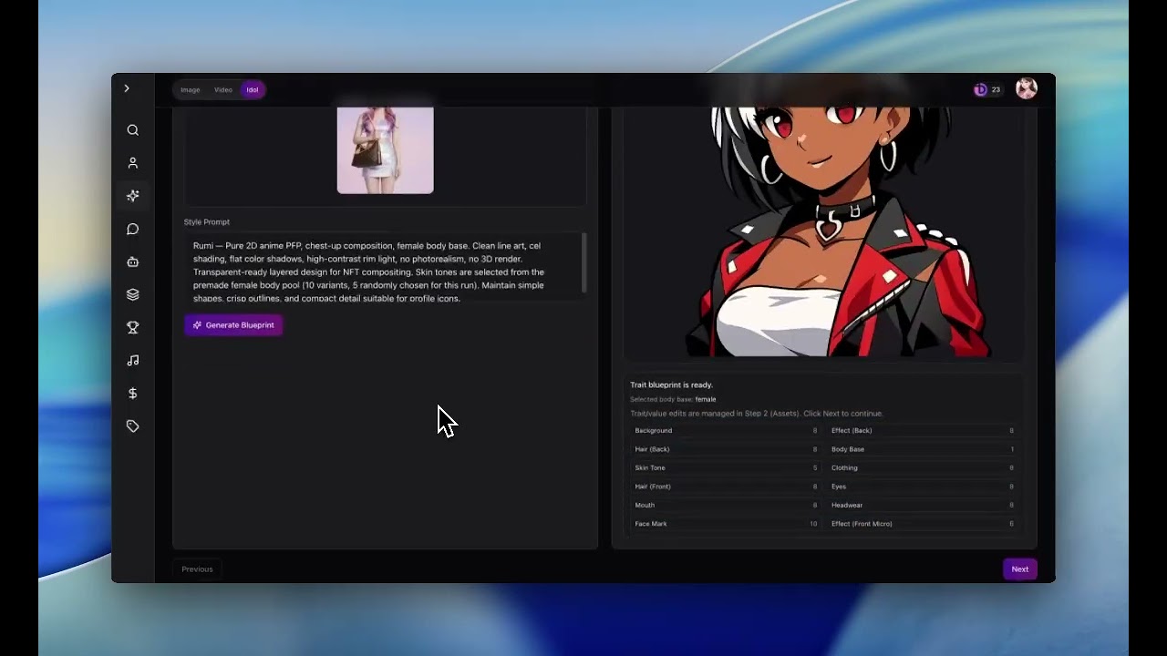 idolly demo update