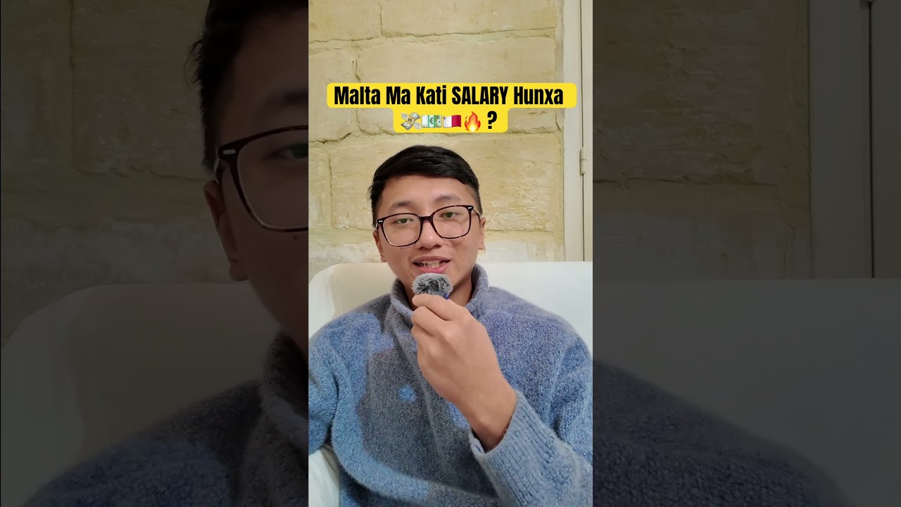 Malta 🇲🇹 ma Kati Salary 💶 Hunxa #malta #nepaliinmalta #maltasalary2025 #maltavisa