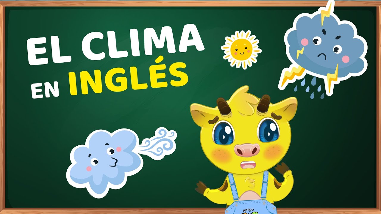 INGLÉS PARA NIÑOS | EL CLIMA Y TIEMPO EN INGLÉS | CLASE DE INGLÉS PARA NIÑOS
