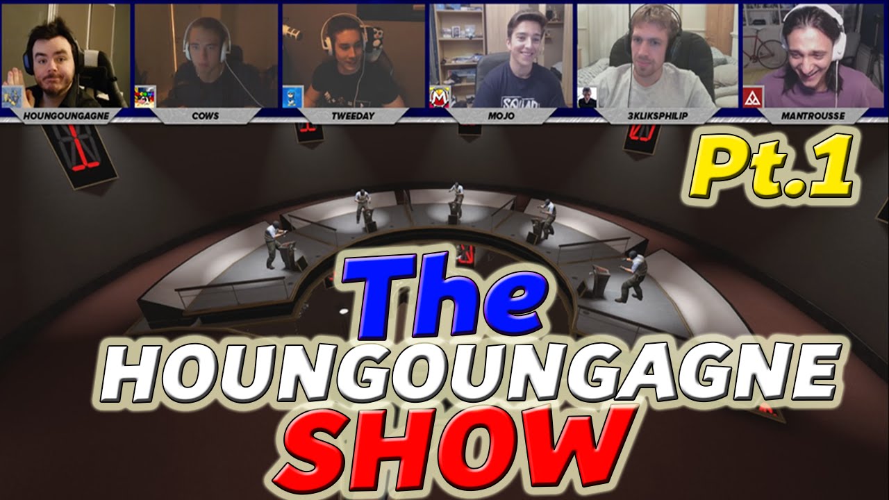CS:GO - TV QUIZ SHOW Ft. Youtubers | Part 1 - THE HOUNGOUNGAGNE SHOW