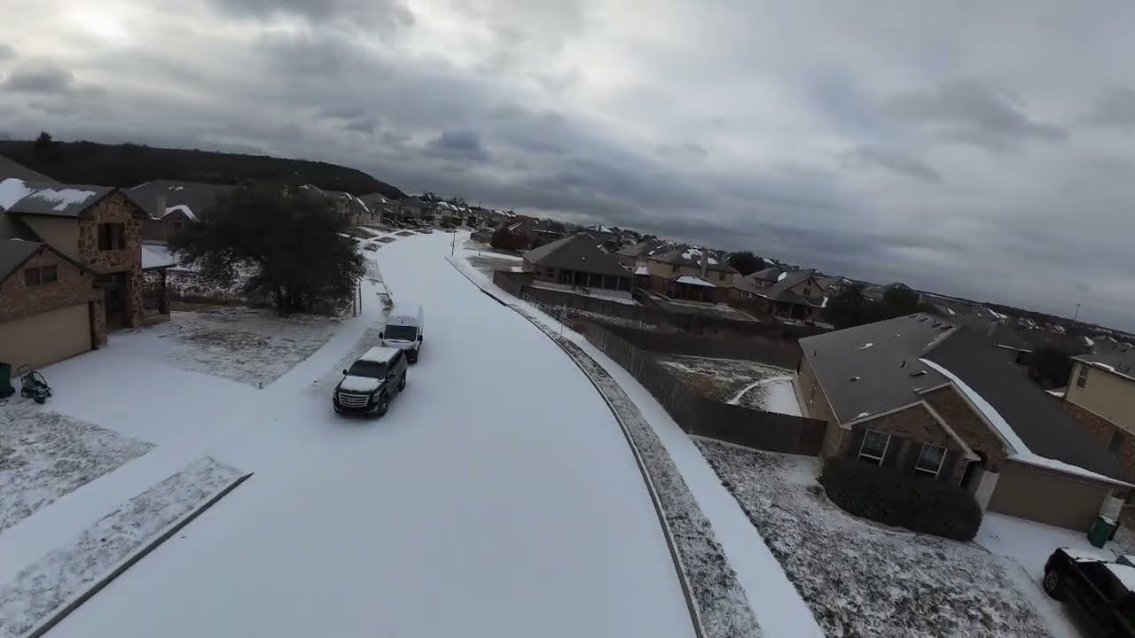 1st Time Flying In Snow