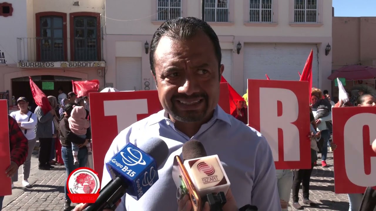 Marchan antorchistas en Guadalupe, por obras e inclusión a los programas sociales