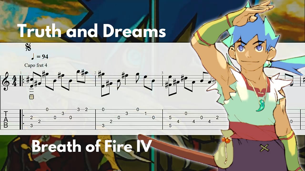 Breath of Fire IV - Truth and Dreams | Acoustic Guitar Tab