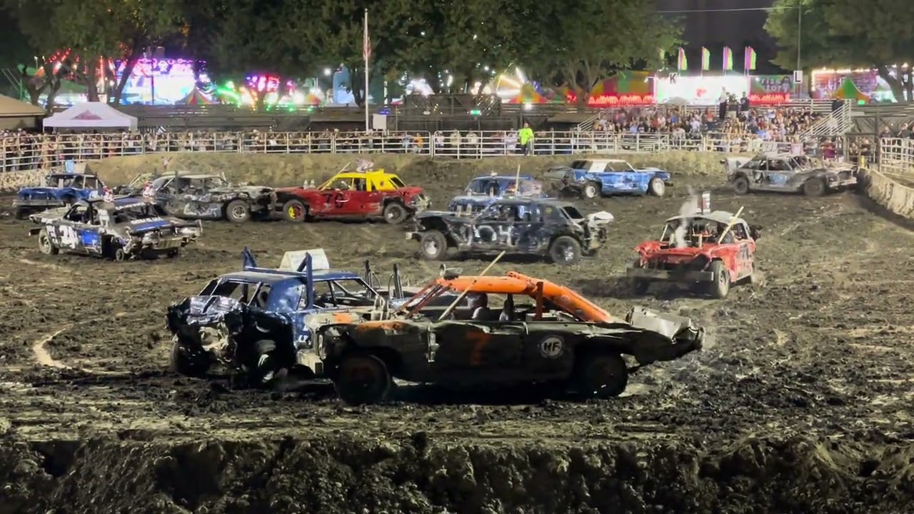 Woodland, CA Demolition Derby Main Event 2024