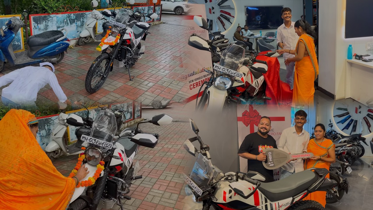 Taking Delivery of our New Off-Road Bike XPULSE ❤️🥳 | Hero