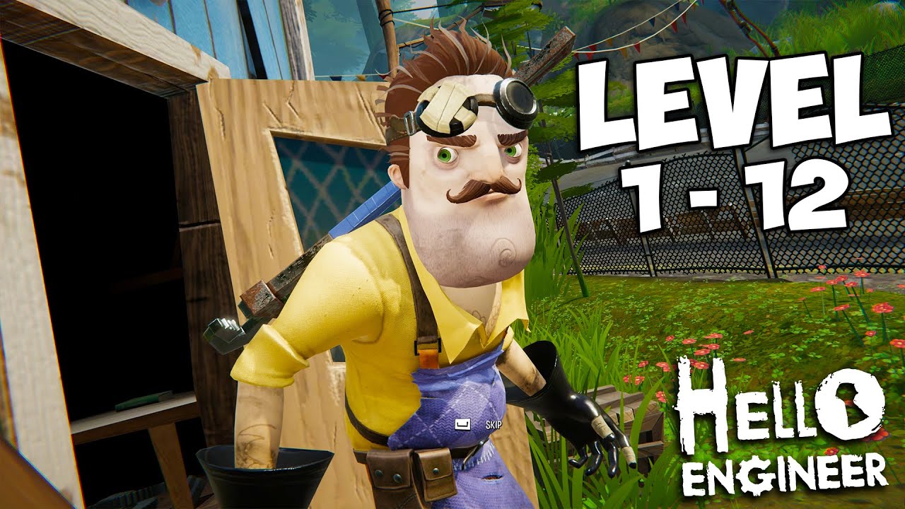 HELLO ENGINEER ACT 1 (Level 1 - 12) Walkthrough | No Commentary