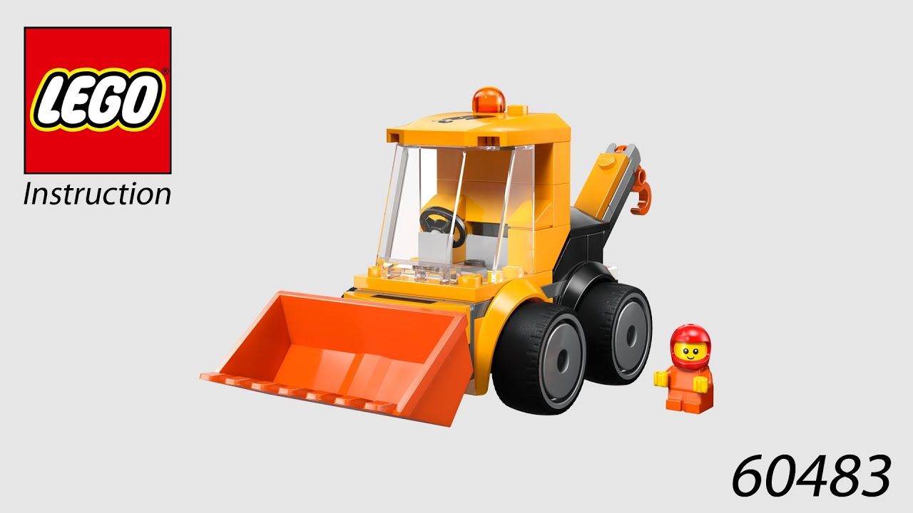 LEGO Instruction - City - 60483 - Rides – Construction Loader