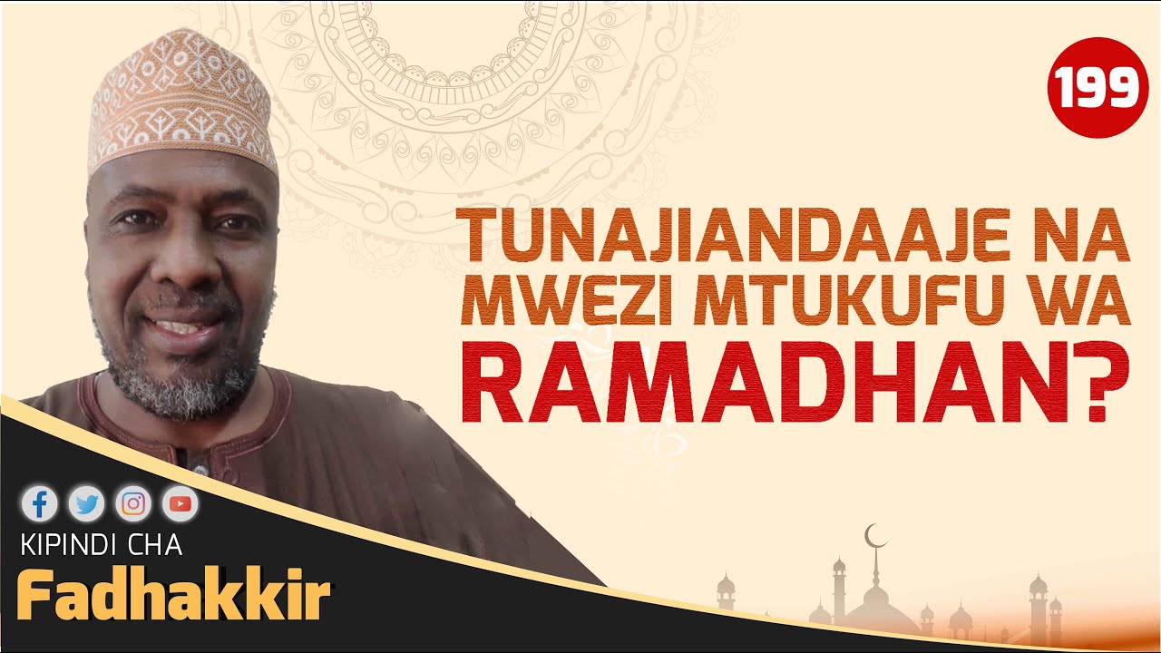 #LIVE: TUNAJIANDAAJE NA MWEZI MTUKUFU WA RAMADHAN? | FADHAKKIR