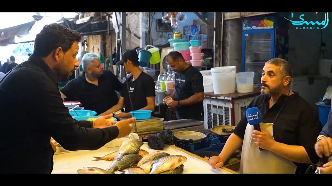 سوق الكوفة.. شكوى من الكهرباء وتباين في الحركة التجارية _ احچي اللي بگلبك مع فلاح العياشي