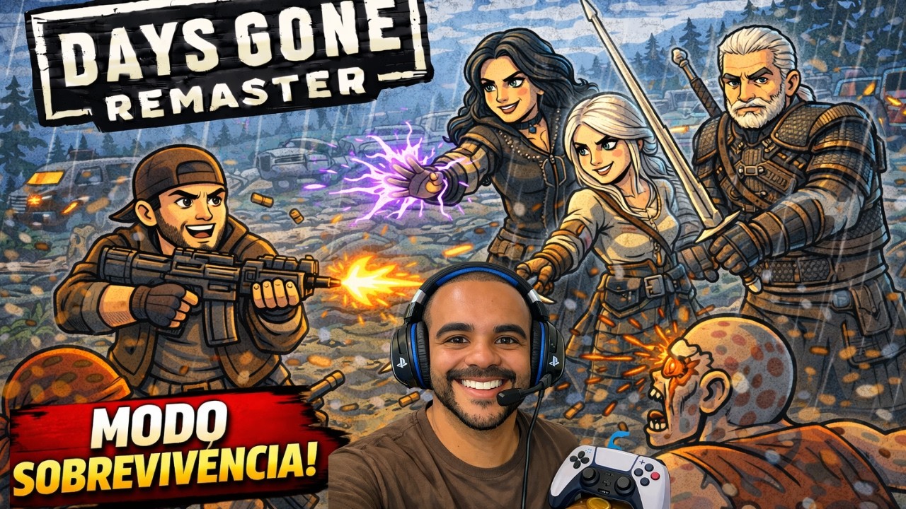 DAYS GONE REMASTER : #5 SOBREVIVÊNCIA NIVEL II- PS5 60FPS
