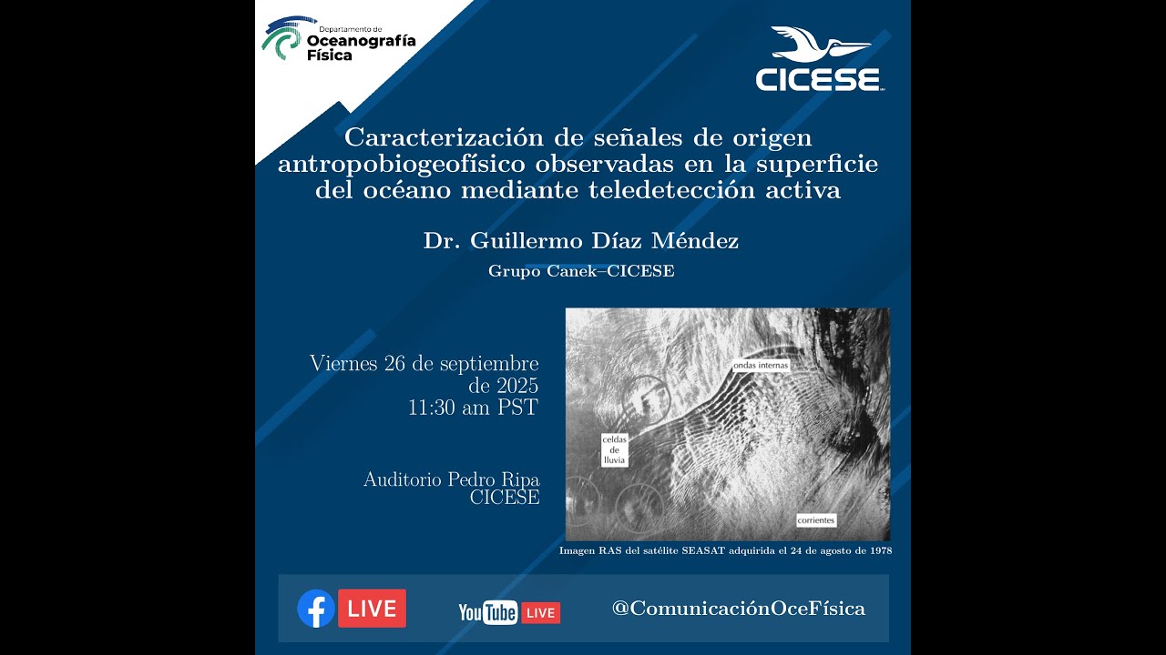 Dr. Guillermo Díaz Méndez, Grupo Canek-CICESE.
