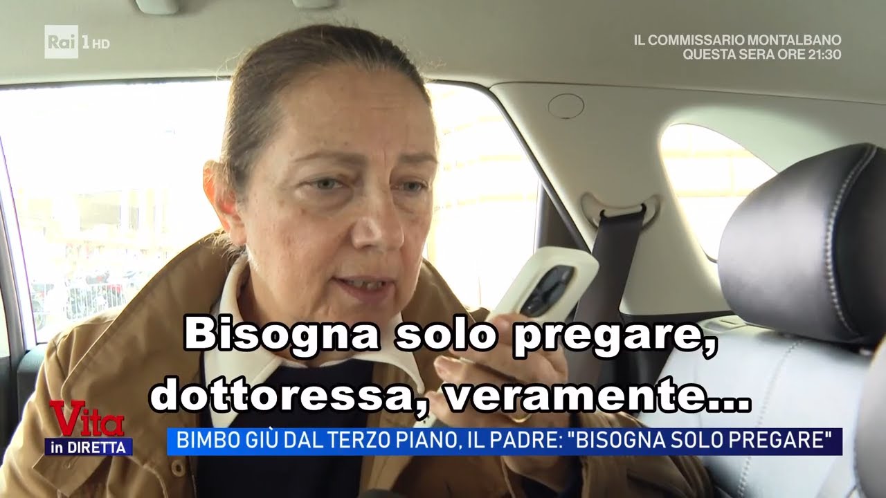 Bimbo di 11 anni cade dal terzo piano, è gravissimo - Vita in Diretta 22/10/2025