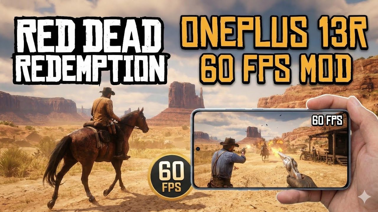 Red Dead Redemption Gameplay OnePlus 13r 60fps Fidelity mode