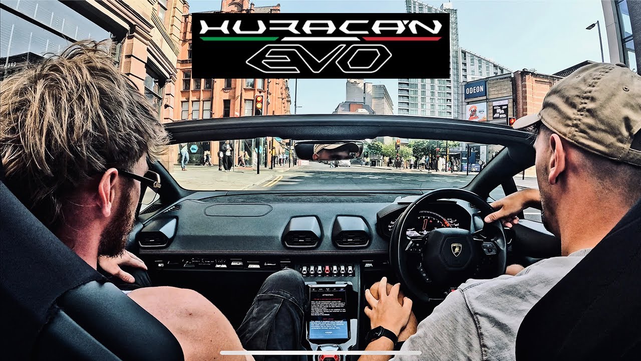 Lamborghini Huracán POV Drive in Manchester | V10 Sound