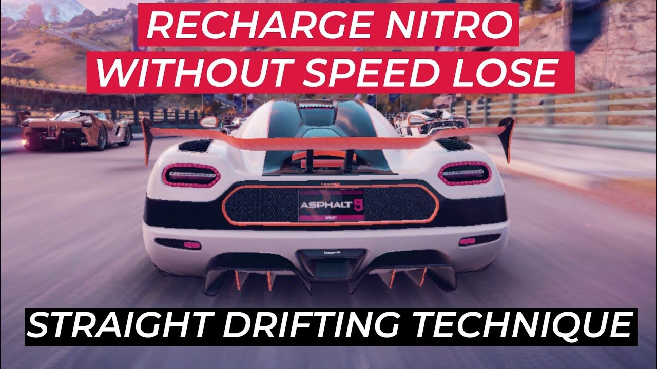 How To Recharge Nitro Without Losing Speed When Drifting | Asphalt 9 legends