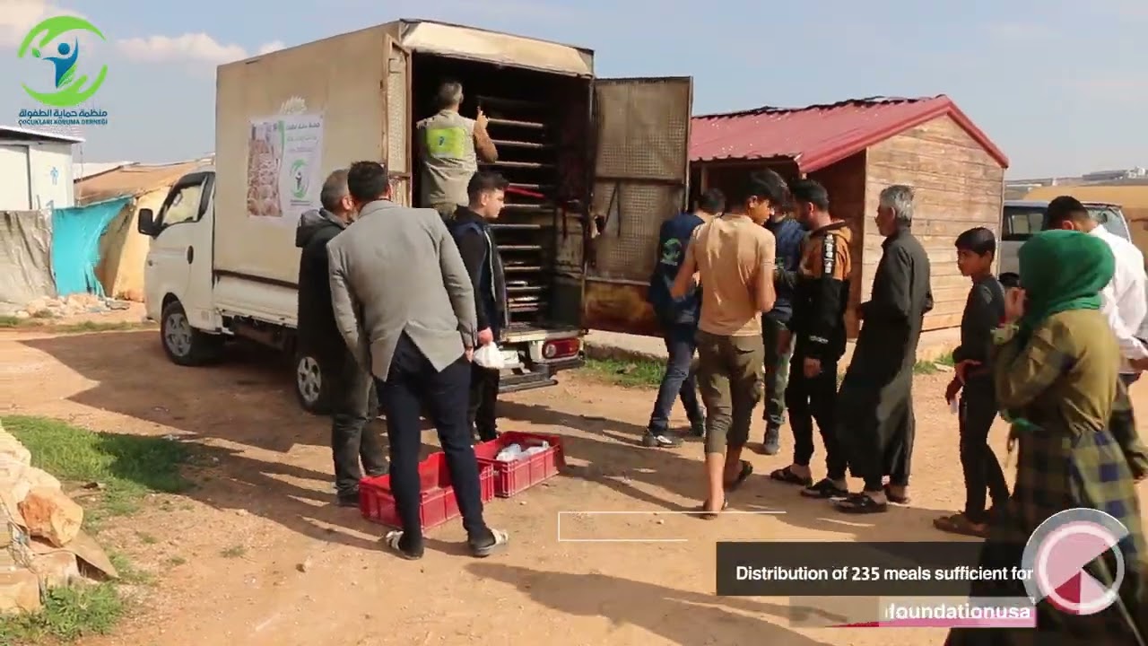 Providing meals for 235 people, enough for 1000 fasting people, provided by yateemfoundationusa