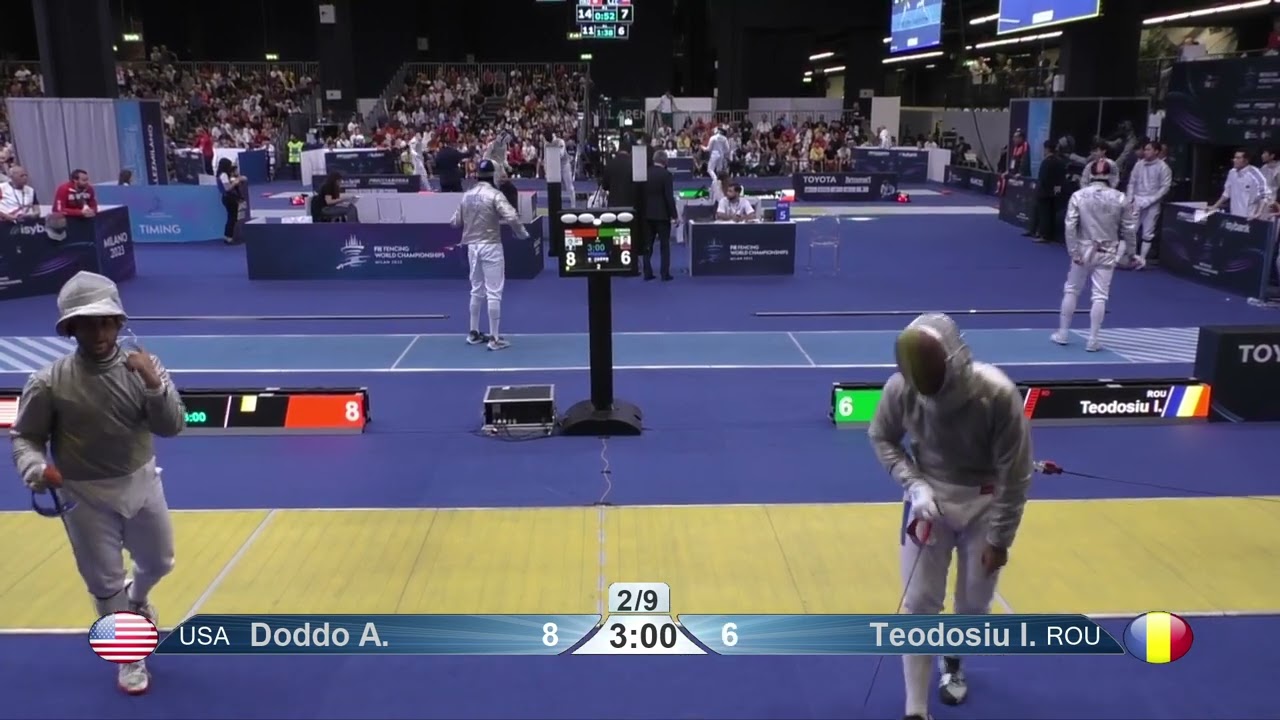 Milano 2023 Mens Sabre T16 ROMANIA vs USA