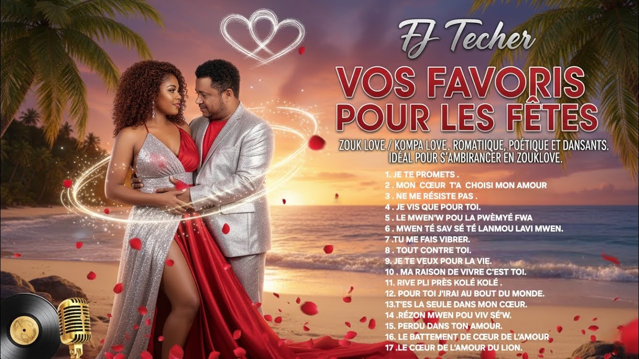 COMPILES ZOUK LOVE & Kompa Love POUR SEMBIENCE POUR LES AMOUREUX DU ZOUK -SPÉCIAL FÊTES 