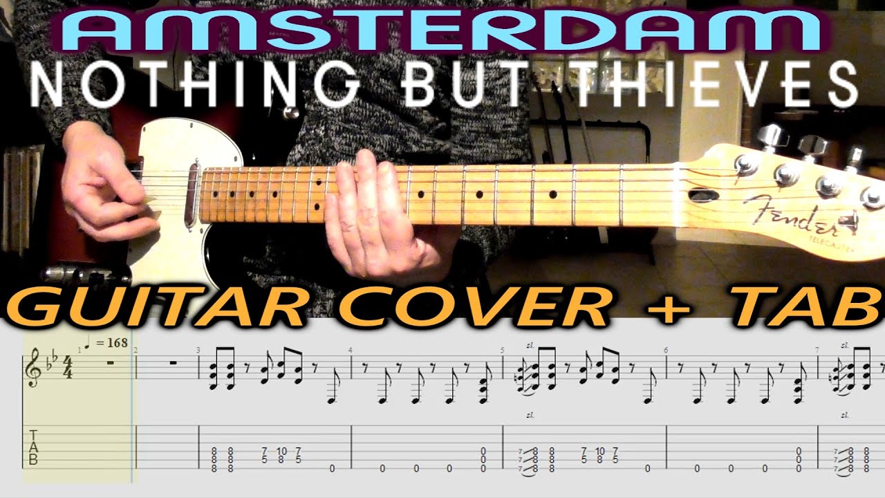 AMSTERDAM Nothing But Thieves GUITAR COVER with TAB | How To Play | Playalong