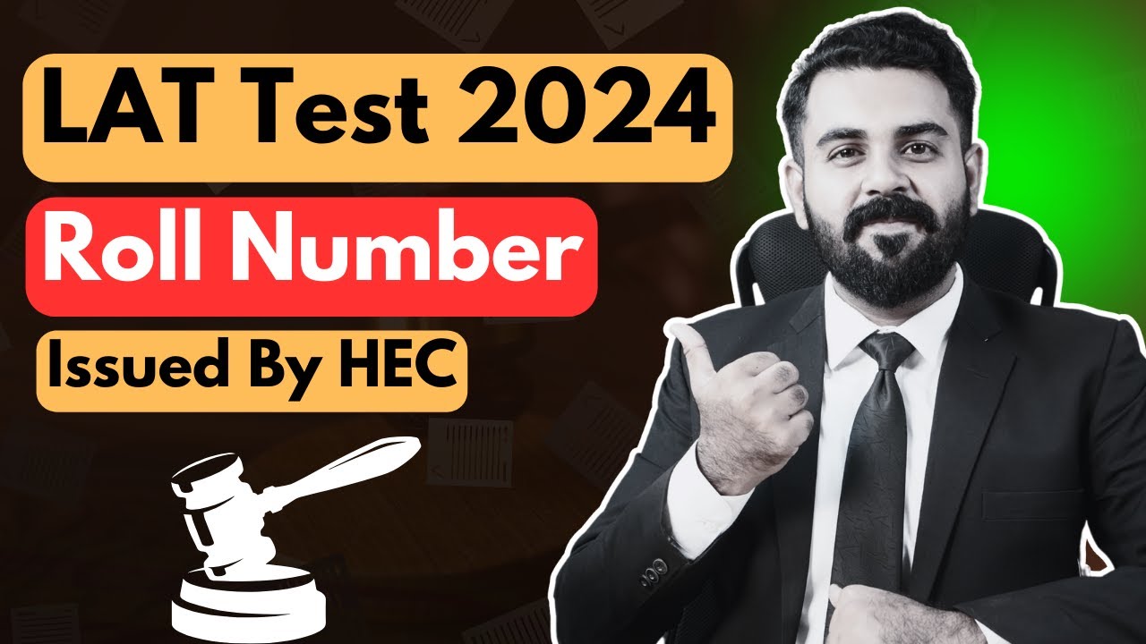 Roll Number Slip of LAT 2024 | The Law Channel