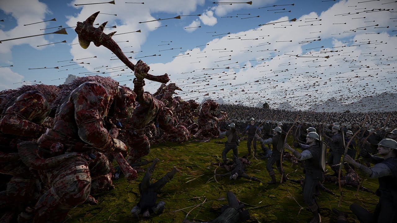 1 MILLION Archers VS 100.000 Trolls ! Ultimate Epic Battle Simulator 2 - UEBS 2