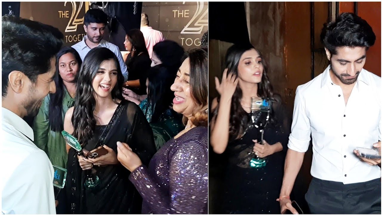 2/5 Pranali Rathod & Harshad Chopda at ITA AWARDS #pranalirathod #harshadchopda @bollywoodbandook