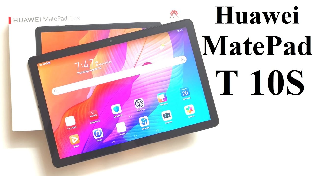 Huawei MatePad T 10S - Unboxing and First Impressions (Design, Camera, Features, Screen)