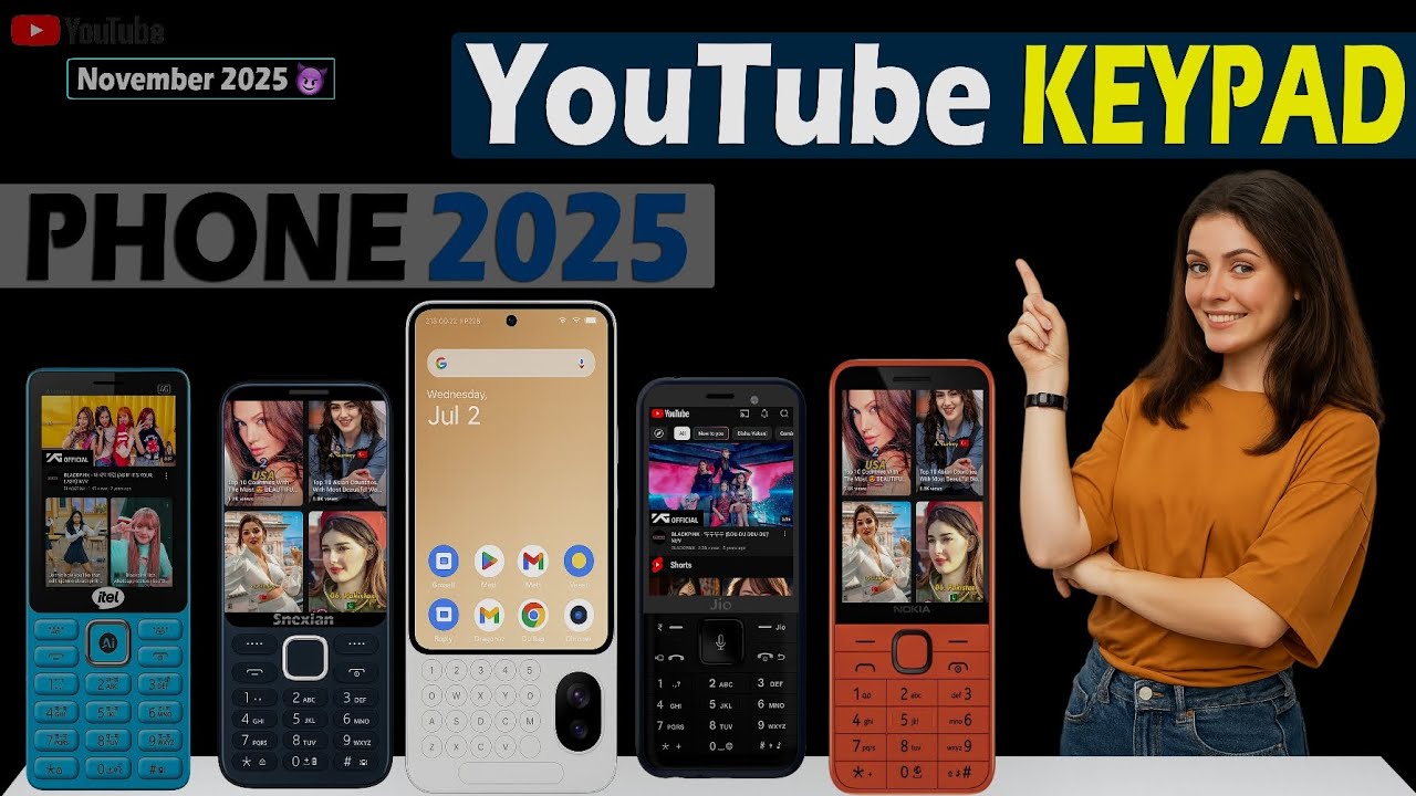 Top 5 Best YouTube Keypad Phone 2025⚡⚡November 2025📱👹🔥