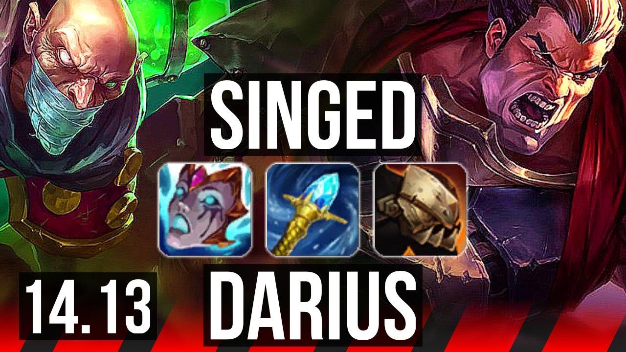 SINGED vs DARIUS (TOP) | Rank 6 Singed, 6/4/16 | EUNE Challenger | 14.13