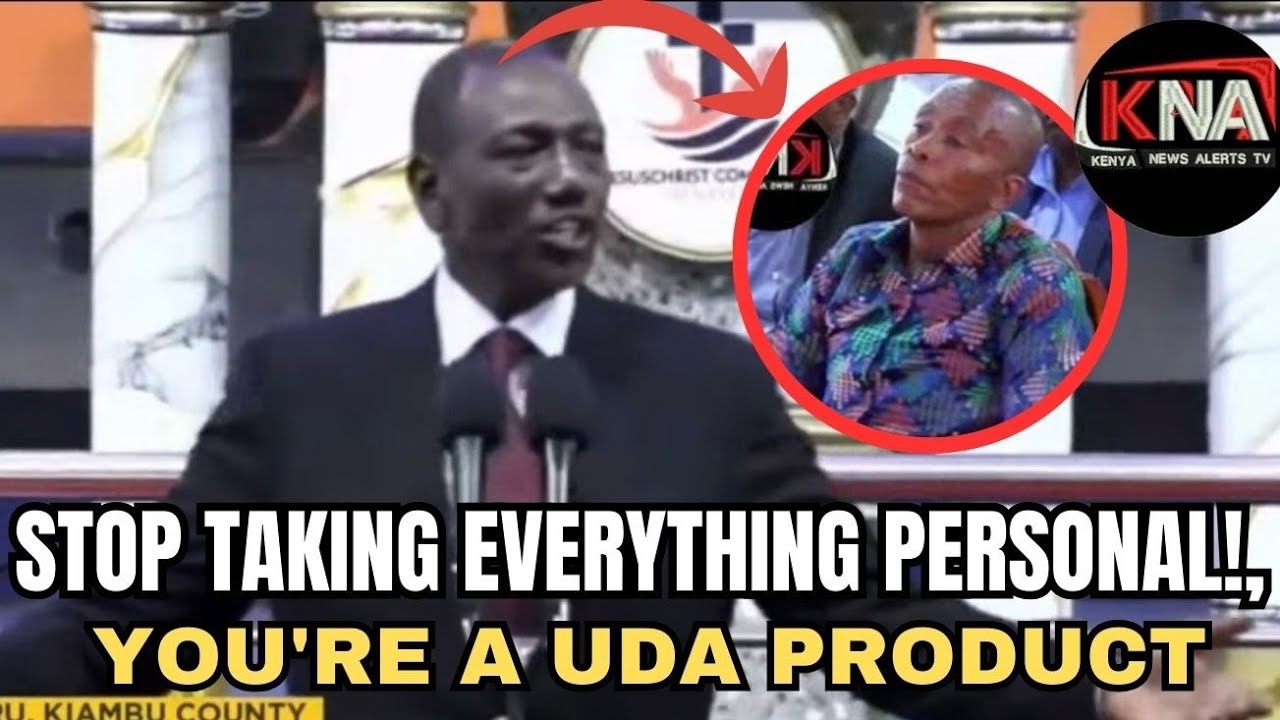 RUTO TO WAMATANGI: STOP TAKING EVERYTHING PERSONAL YOU ARE A UDA PRODUCT