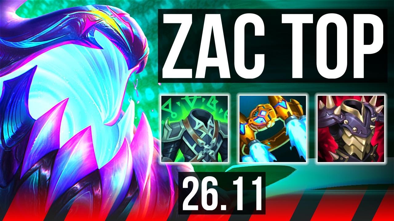 ZAC vs MALPHITE (TOP) | KR Master | 26.11