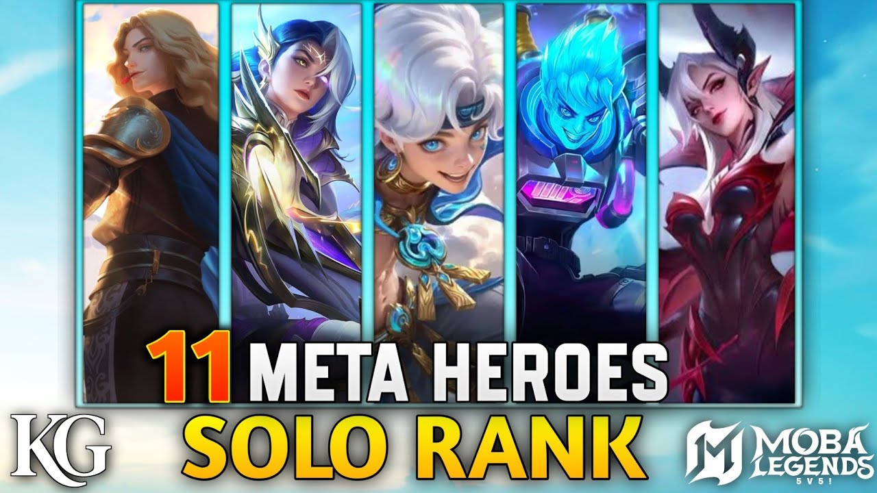 11 META HEROES FOR SOLO RANK PUSH IN SEASON 39 | ML/ML5V5