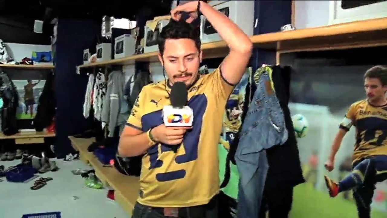 Así son  los vestidores de Pumas en CU