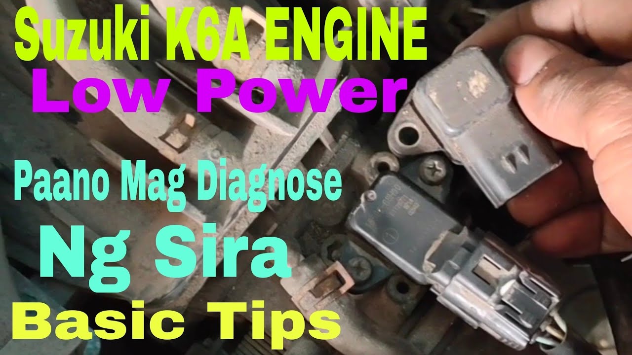 SUZUKI DA65 K6A ENGINE Low Power Anong dahilan paano Ayusin