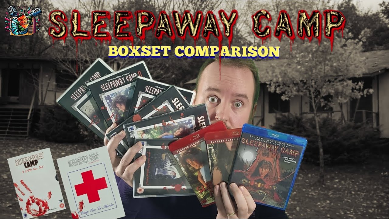 VERY RARE Sleepaway Camp Boxset UK/USA comparison - includes the recalled OOP Red Cross edition!!