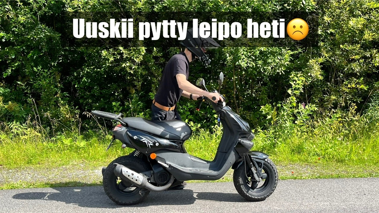 Moporemontti meni vaikeeks😣 | Peugeot TKR 50cc skootteri