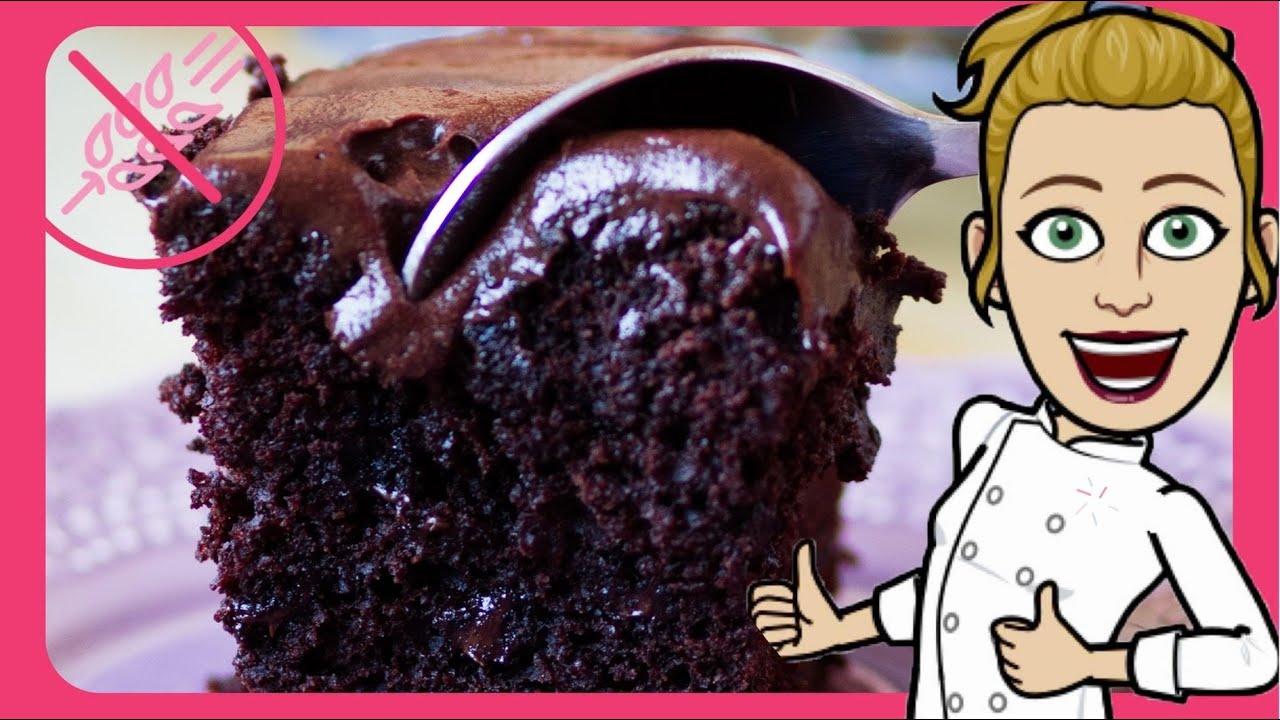 🍫Tarta RÁPIDA de Chocolate sin gluten [con SORPRESA incluída 🤣]