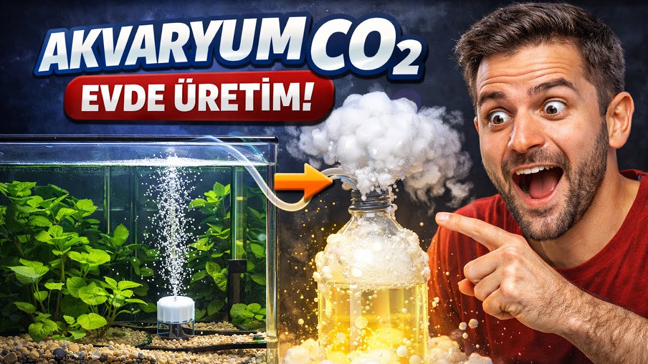 Akvaryum İçin Evde CO₂ Üretimi | Ucuz, Etkili ve Denenmiş Yöntem