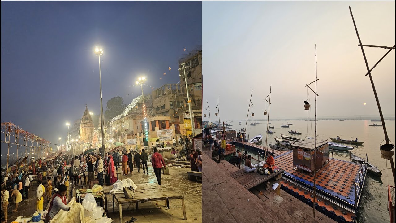 Ganga Ghats Morning Walk | Varanasi’s Sacred Riverfronts