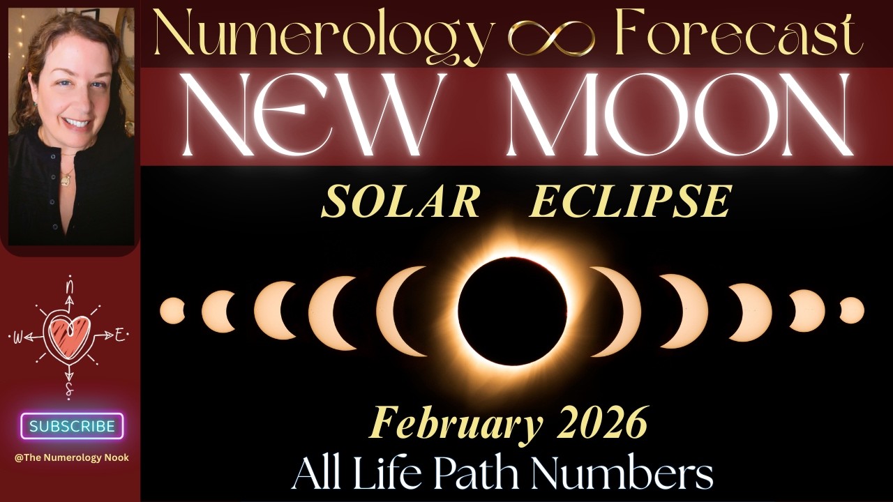 NEW Moon SOLAR ECLIPSE⚡ALL LIFE PATHS (Time Stamps) FEBRUARY 17, 2026 #NUMEROLOGY Forecast #eclipse