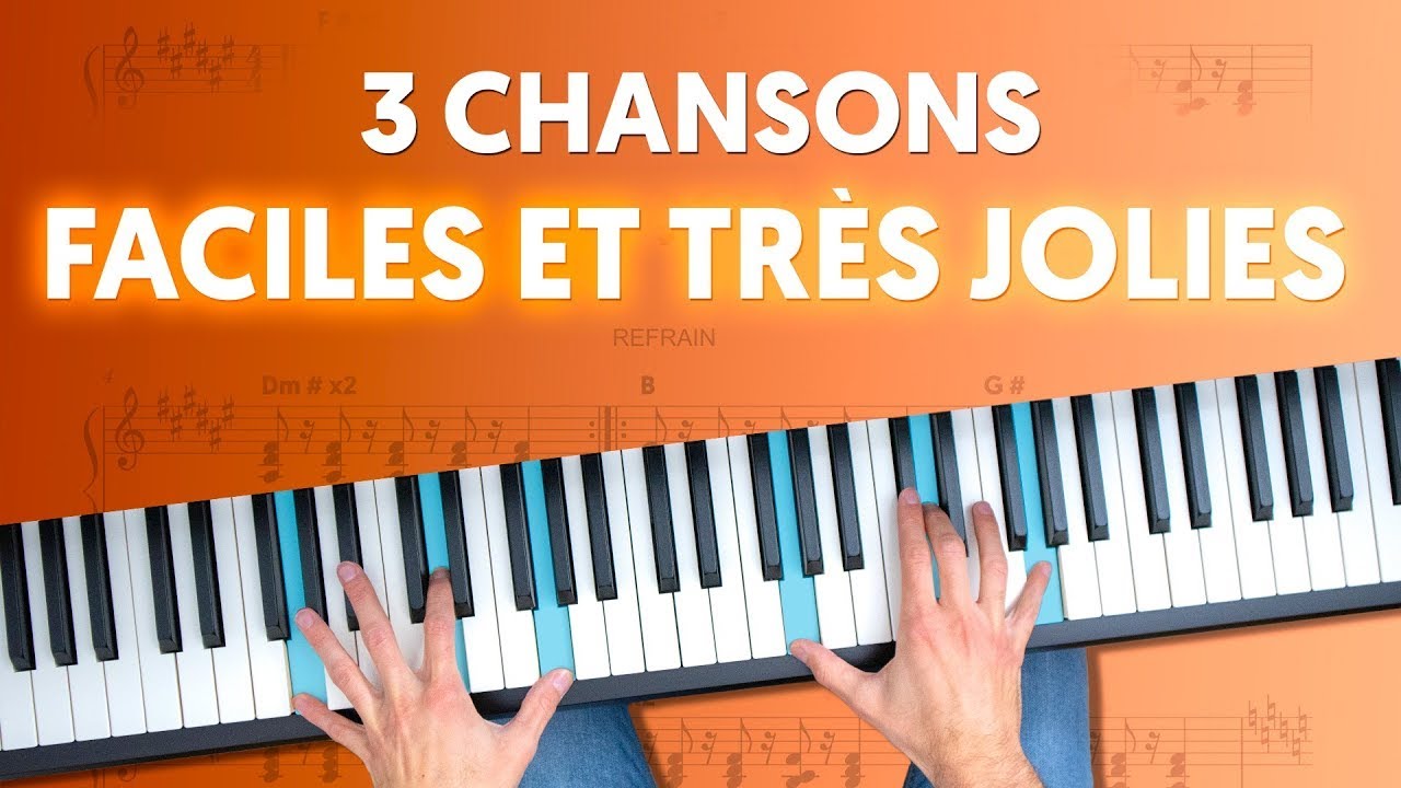 Trois chansons SIMPLE à jouer en soirée (niveau DÉBUTANT)