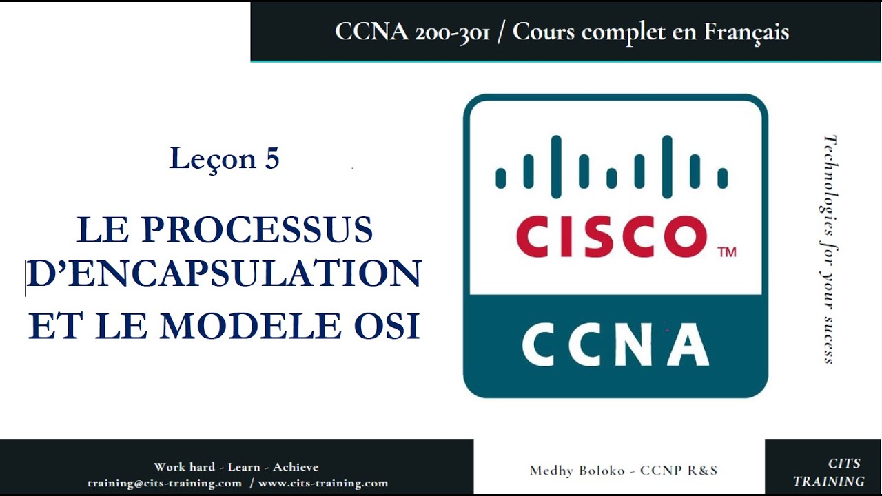 CCNA 200-301 en Français - Leçon 5  : Le processus d’encapsulation et le modèle OSI