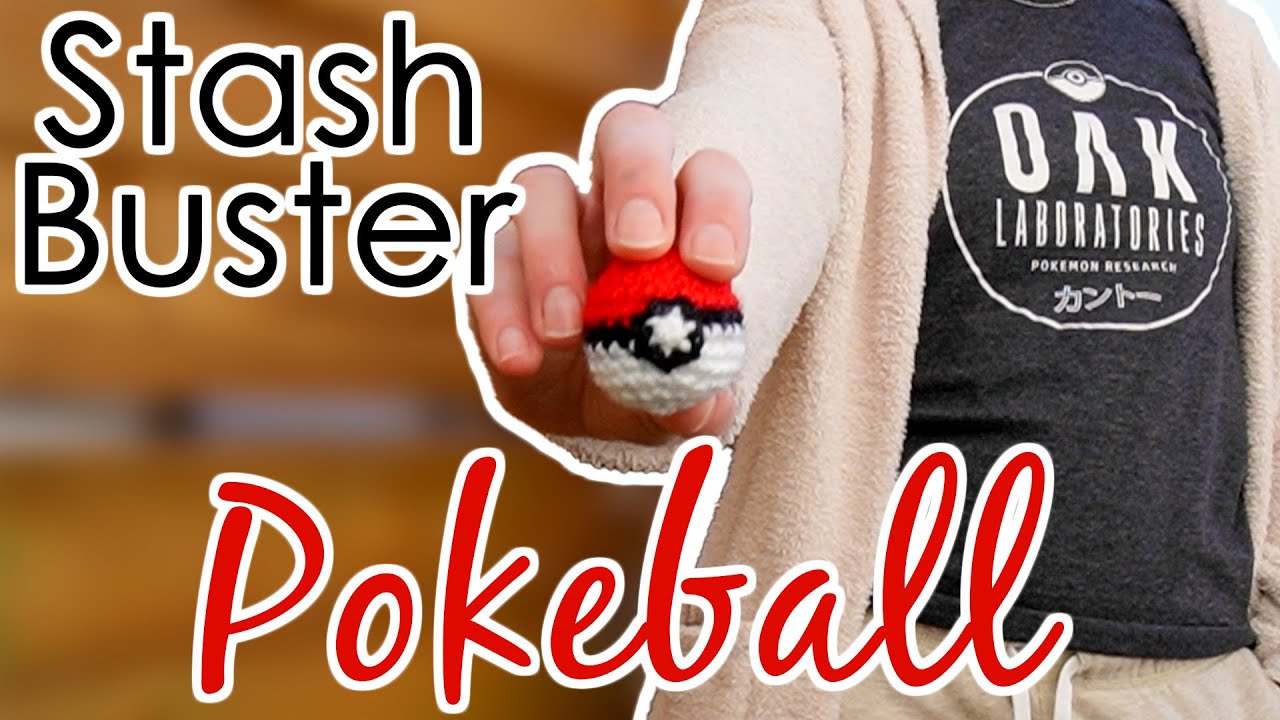 EASY Crochet Amigurumi Pokeball DIY - STASH BUSTER