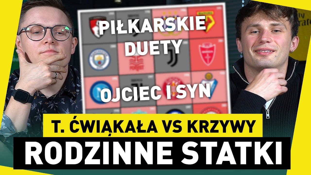 Rodzinne PIŁKARSKIE STATKI! Wymień DUETY OJCIEC&SYN i BRACIA