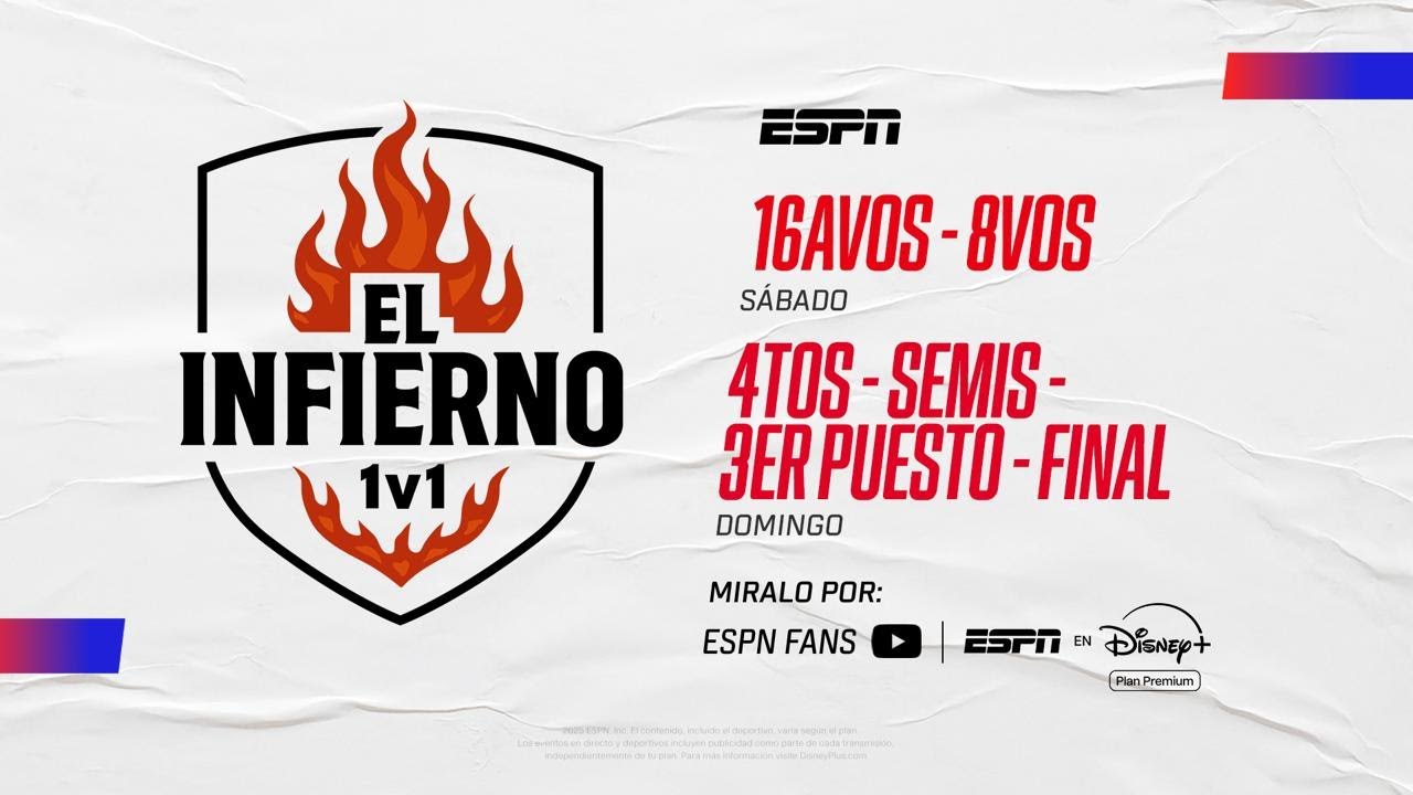 EL INFIERNO 1V1 EN VIVO | 4TOS, SEMIS Y FINAL | DOMINGO