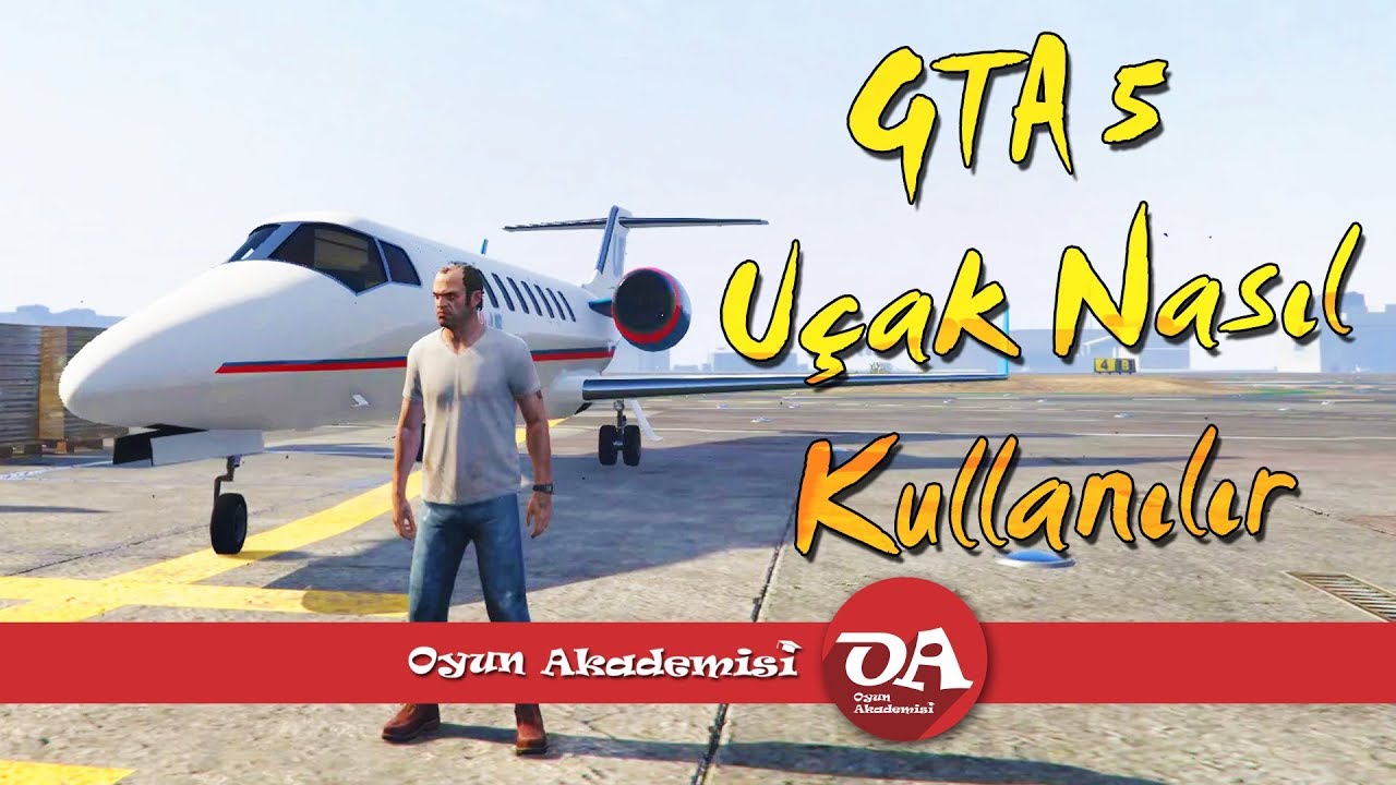 GTA 5 Uçak Nasıl Kullanılır (Tekerlekler G tuşu ile açılıp kapanıyor)