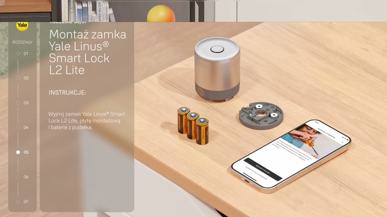Jak skonfigurować zamek Yale Linus® Smart Lock L2 Lite na regulowanej wkładce Linus®?